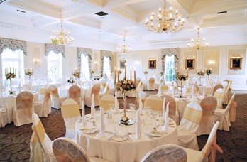 Ballroom Wedding Reception at Thainstone House