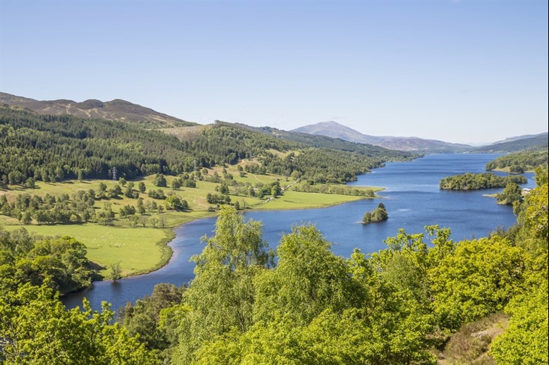 Perthshire viewpoint with gorgeous panoramas over Loch Tummel