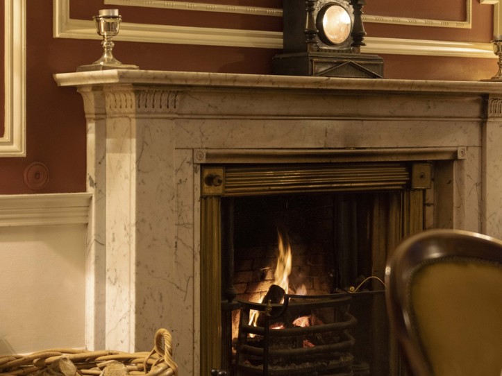 Thainstone House | Thainstone House Lounge Fireplace Portrait