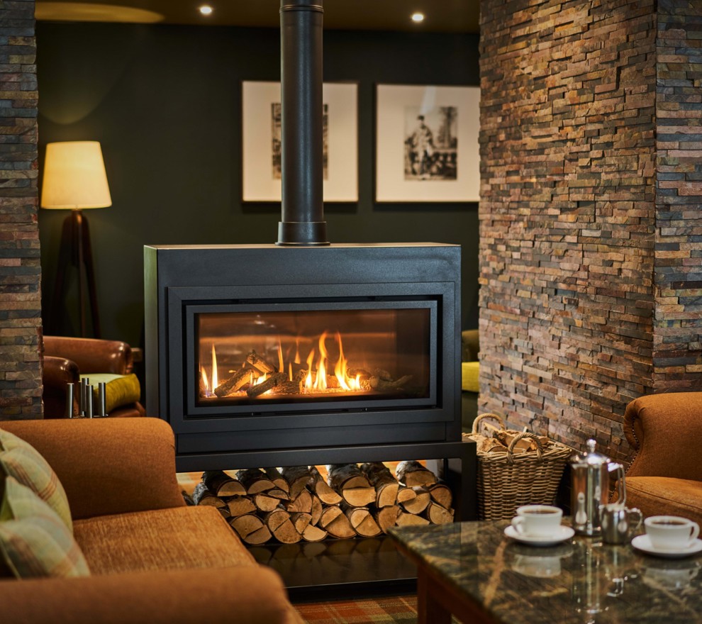 Isle of Mull | Isle Of Mull Hotel And Spa Fire With Coffee Set Up