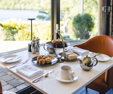 Fonab Castle | Scones, tea, cakes, sandwiches and tea served for afternoon tea at Pitlochry 5 star hotel ?? Fonab Castle