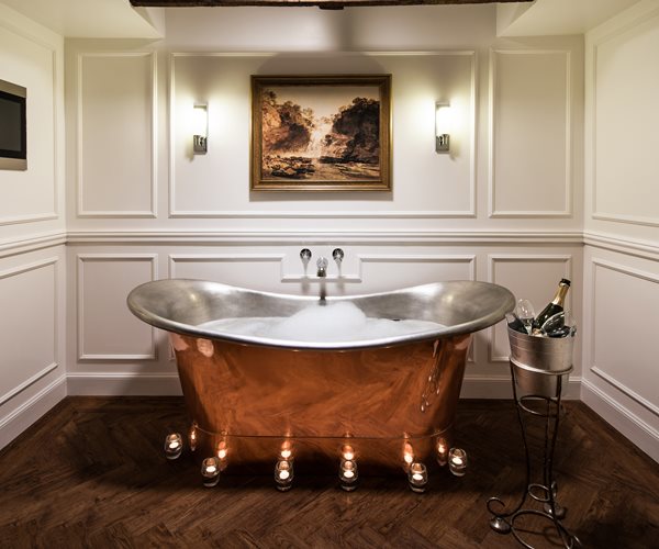 Copper Bath & Champagne at Thainstone House