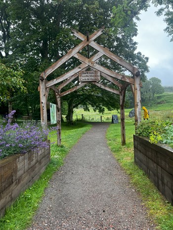 Dunollie Castle Entrance