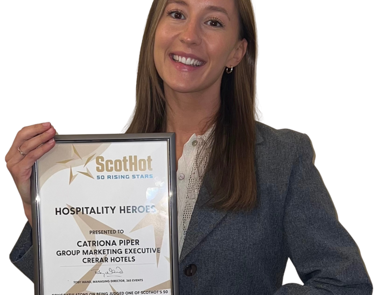 Crerar Group | Crerar Hotels’ Catriona is ScotHot on the Heels of Success after Hospitality Hero Award ?? Crerar Group