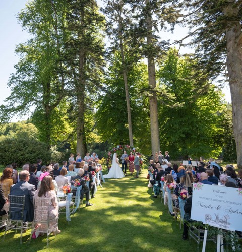 Dunkeld | Dunkeld House Hotel Wedding Lawn Ceremony 3