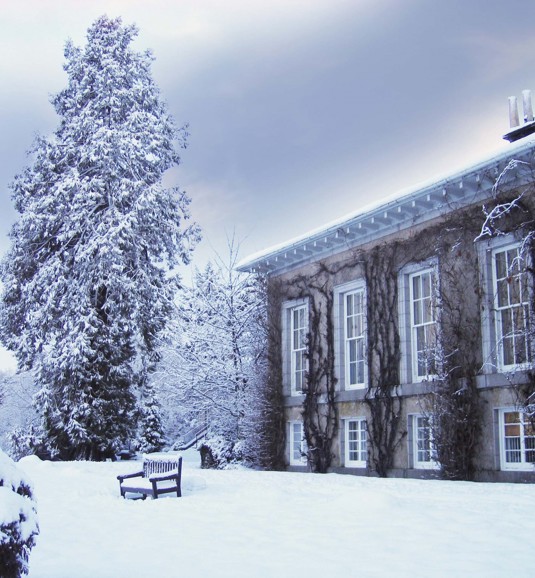 Thainstone House | Thainstone House Exterior Snow