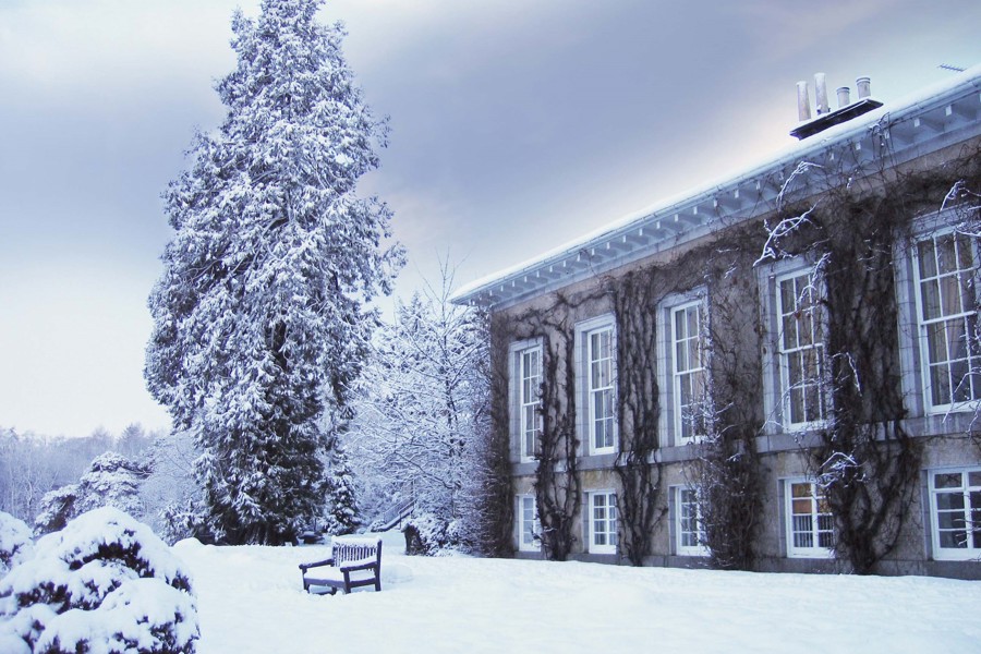 Thainstone House | Thainstone House Exterior Snow