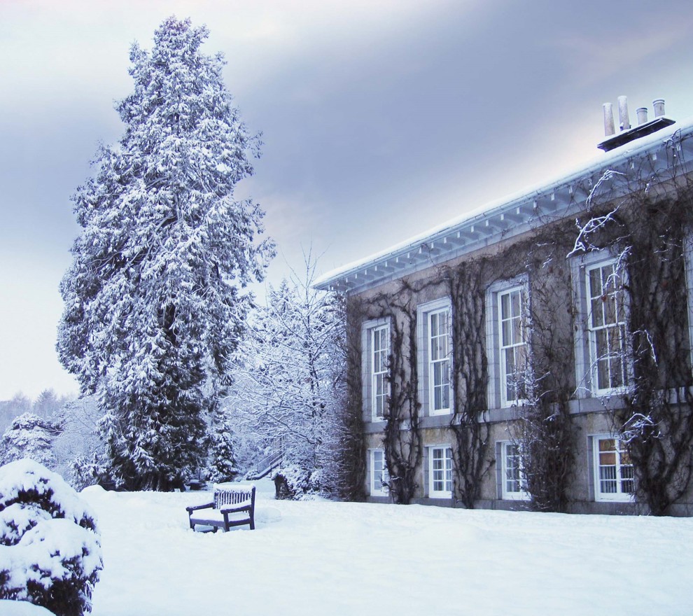 Thainstone House | Thainstone House Exterior Snow