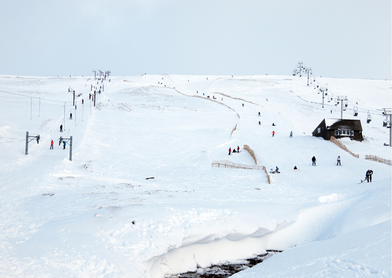 Things to do in Scotland in Winter - Glenshee Ski Centre in the Cairngorms