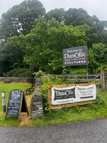 Dunollie Castle Entrance Poster