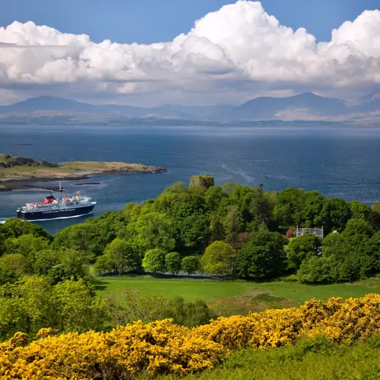 Crerar Group | 0I5d9687 Mull Ferry Passes Dunollie From Battleship Hill Small